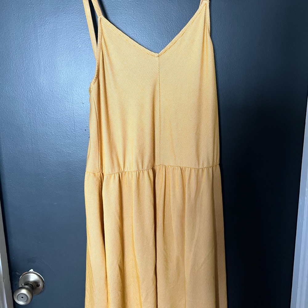 Universal Thread Mustard Striped Top